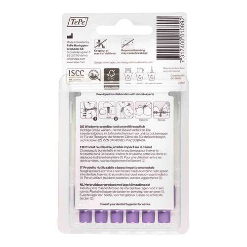 Tepe Interdentalb&uuml;rste 1,1mm lila - 2