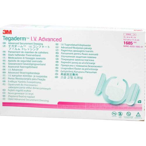 Tegaderm 3M i.v. Advanced Pflaster 8,5x11,5cm 1685 - 1