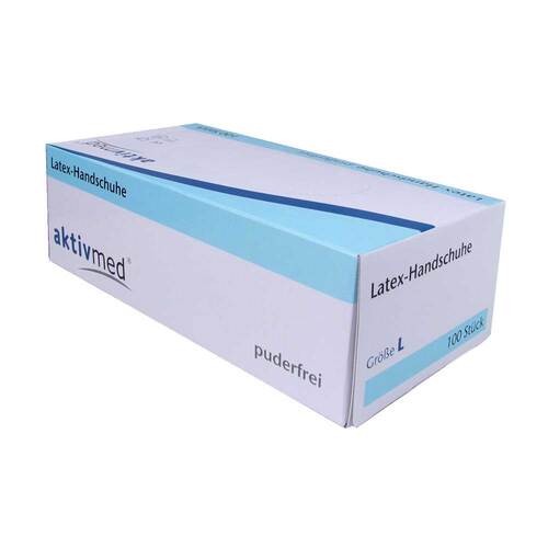 Latexhandschuhe Einmal puderfrei L - 2