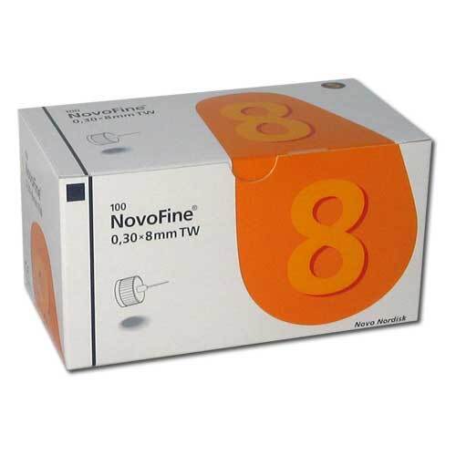 Novofine 8 Kan&uuml;len 0,30x8 mm 30 G thinwall - 1