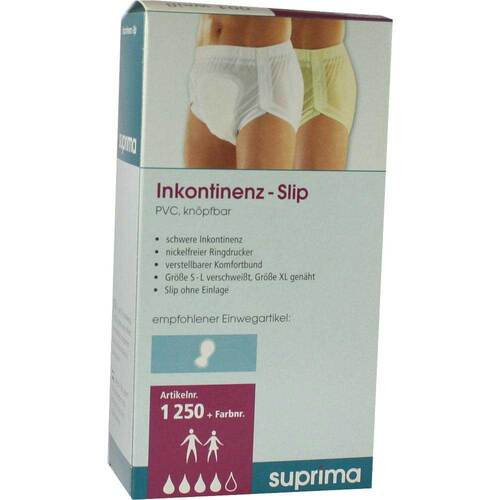 Suprima Inkontinenzhose 250 Gr. L wei&szlig; - 1