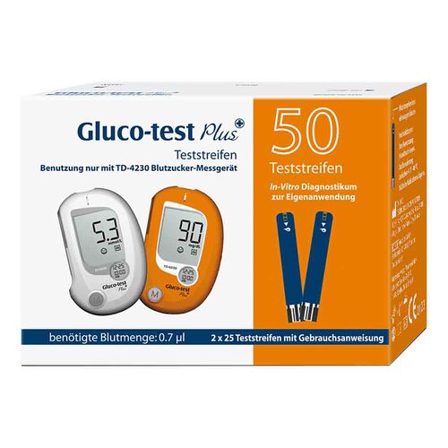 Gluco-test Plus Teststreifen - 1