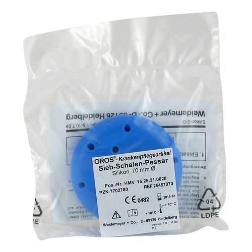 Siebschalen Pessar Silicon 70 mm - 1