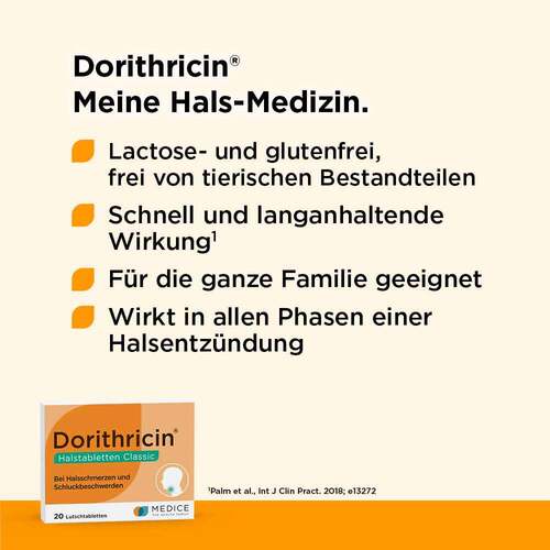 Dorithricin® Halstabletten Classic bei Halsschmerzen - 5