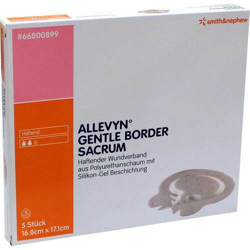 Allevyn Gentle Border 16,8x17,1 cm Sacrum Verband - 1