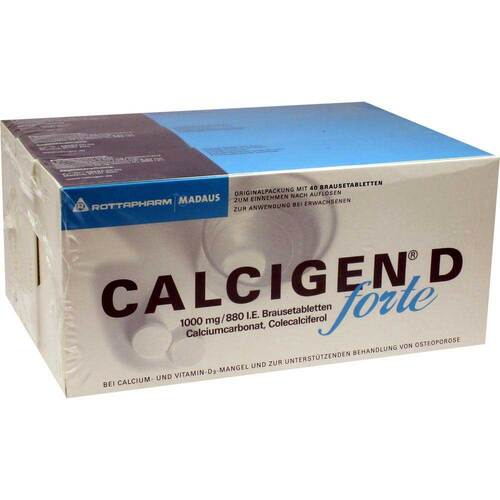 Calcigen D forte 1000 mg / 880 I.E. Brausetabletten - 1