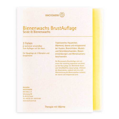 Bienenwachs Brustauflage Schaf / Woll / Vl.Wachsw. - 2