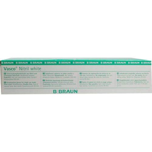 Vasco Nitril white Untersuchungshandschuhe Gr&ouml;&szlig;e XS - 1