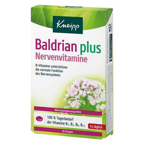 Kneipp Baldrian plus Nervenvitamine Dragees - 1