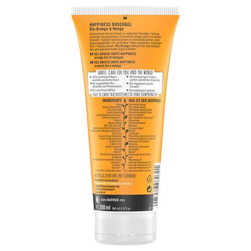 Sante Happiness Duschgel Bio-Orange &amp; Mango - 2