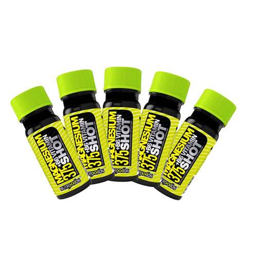 Nutrixxion Magnesium 375 Zitrone Shots, 5er Set - 1