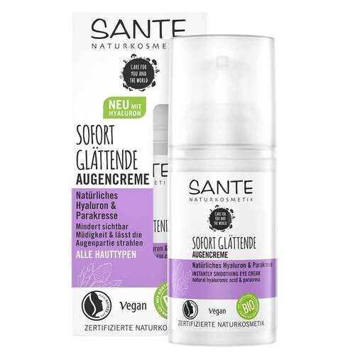 Sante gl&auml;ttende Augencreme Hyaluron &amp; Parakresse - 1