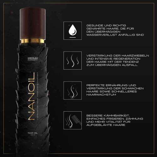 Nanoil Haar&ouml;l Medium Porosity Hair - 2