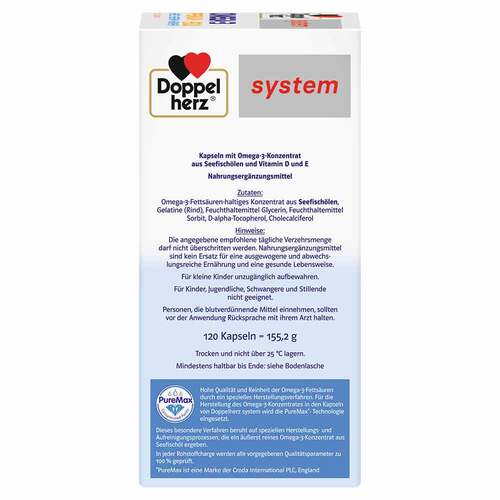 Doppelherz Omega-3 Premium 1500 system Kapseln - 3