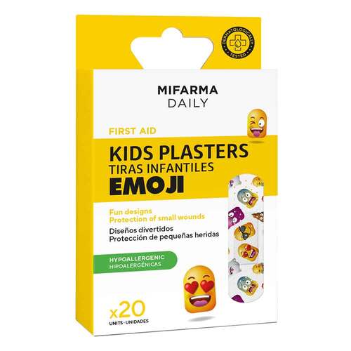 Mifarma Kinderpflaster mit lustigen Motiven - 1