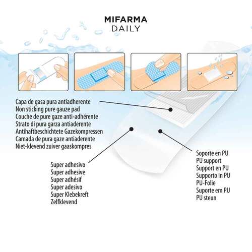 Mifarma Pflaster transparent und wasserfest - 3