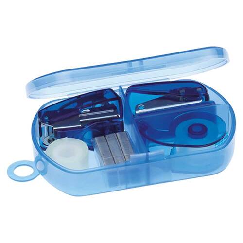 B&uuml;roset in Box - transparent blau  - 2