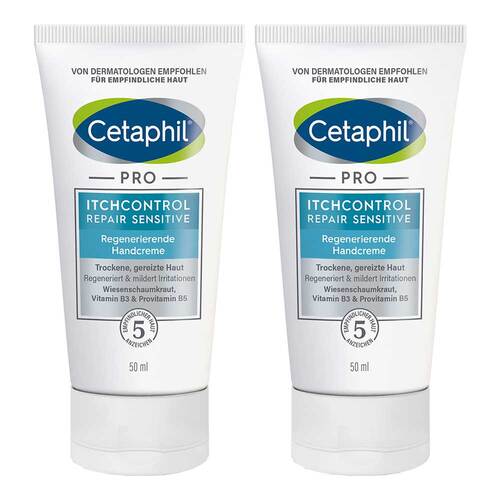 Cetaphil Pro Itch Control Repair sensitive regenerierende Handcreme - 1