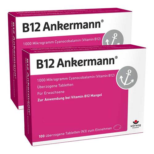 B12 Ankermann 1000 µg Vitamin B12 Tabletten hochdosiert - 1