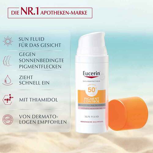 Eucerin Sun Fluid Pigment Control LSF 50 + - 3