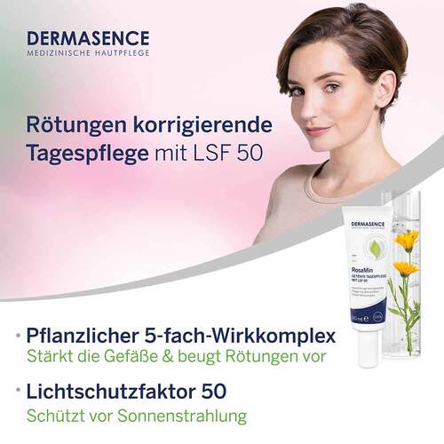 Dermasence Rosamin get&ouml;nte Tagespflege LSF 50 Creme - 3