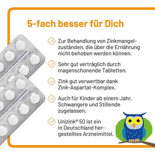 Unizink 50 Tabletten - 2