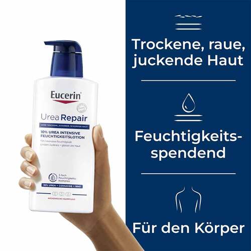 Eucerin UreaRepair Lotion 10% - trockene Haut - 4