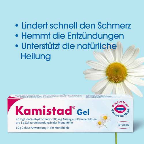 Kamistad Gel bei Zahnfleischentz&uuml;ndungen und Aphten - 2