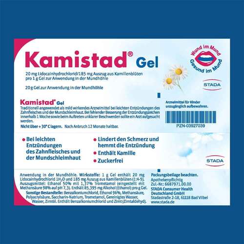 Kamistad Gel bei Zahnfleischentz&uuml;ndungen und Aphten - 3