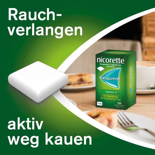 nicorette Kaugummi freshmint, 2 mg Nikotin - 3