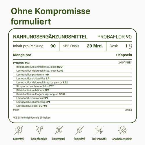 Nupure probaflor Mikrobiotika magensaftresistent Kapseln - 7