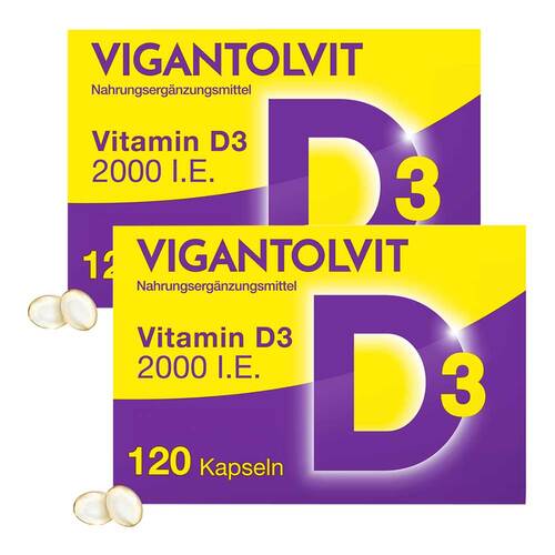 Vigantolvit 2000 I.E. Vitamin D3 Weichkapseln - 1