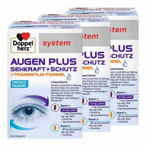 Doppelherz System Augen Plus Sehkraft+Schutz Kapseln - 1
