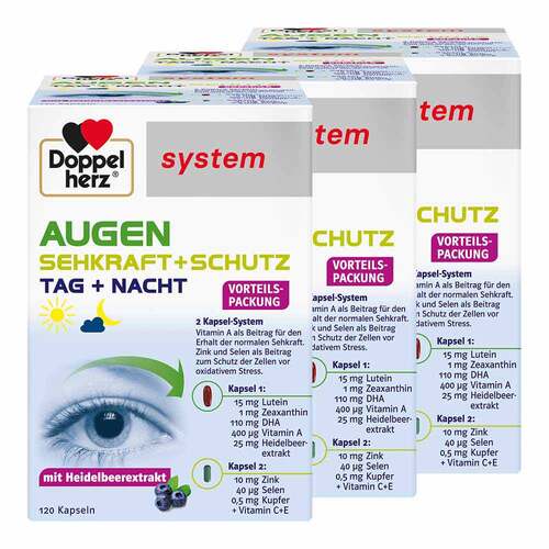 Doppelherz system Augen Sehkraft + Schutz Kapseln - 1