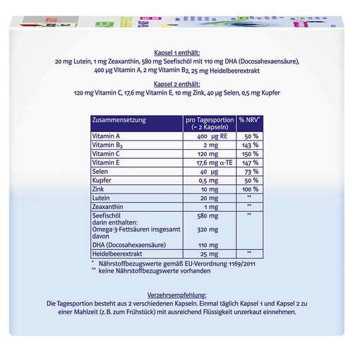 Doppelherz system Augen Sehkraft + Schutz Kapseln - 3