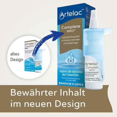 Artelac® Complete MDO® Augentropfen f&uuml;r trockene o. tr&auml;nende Augen  - 2