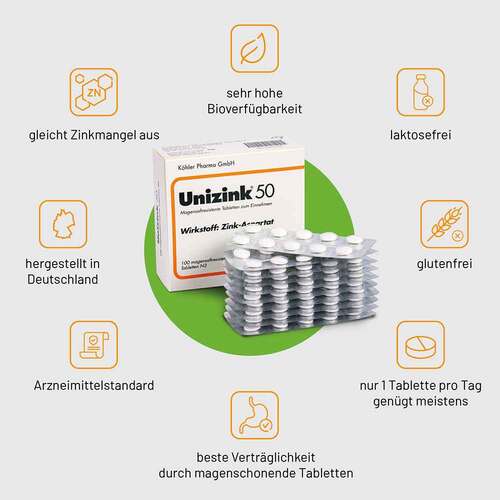 Unizink 50 Tabletten - 3