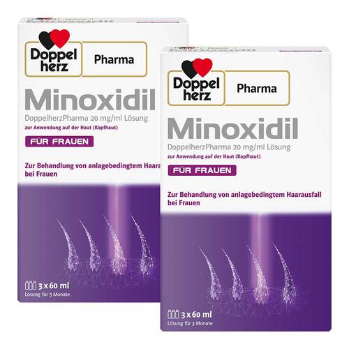 MINOXIDIL DoppelherzPharma 20 mg/ml L&ouml;sung f&uuml;r Frauen - 1