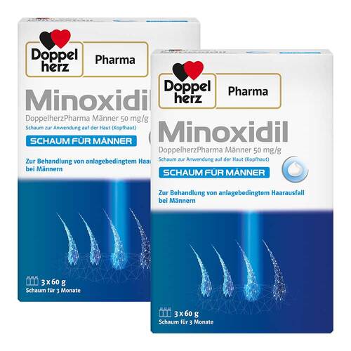 Minoxidil Doppelherzpharma M&auml;nner 50 mg / g Schaum - 1