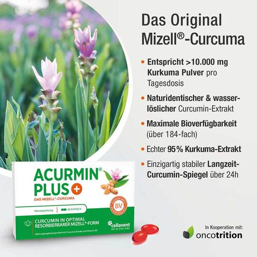 ACURMIN Plus Das Mizell-Curcuma Weichkapseln  - 3