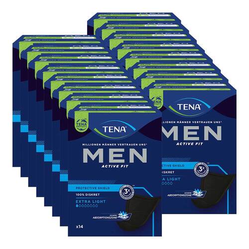 TENA® MEN ACTIVE FIT Extra Light Einlagen bei Inkontinenz - 1