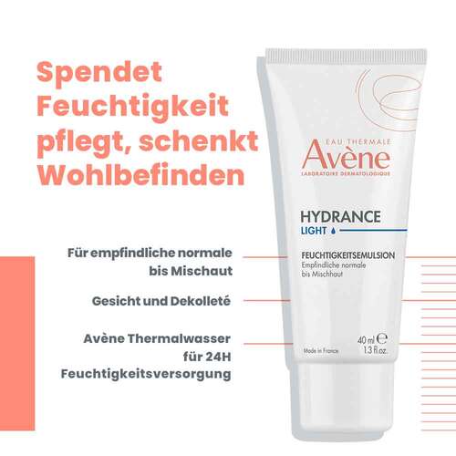 Avene Hydrance leicht Feuchtigkeitsemulsion  - 3