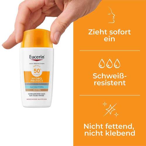 Eucerin Sun Fluid Hydro Protect Face mittel LSF50 + - 3