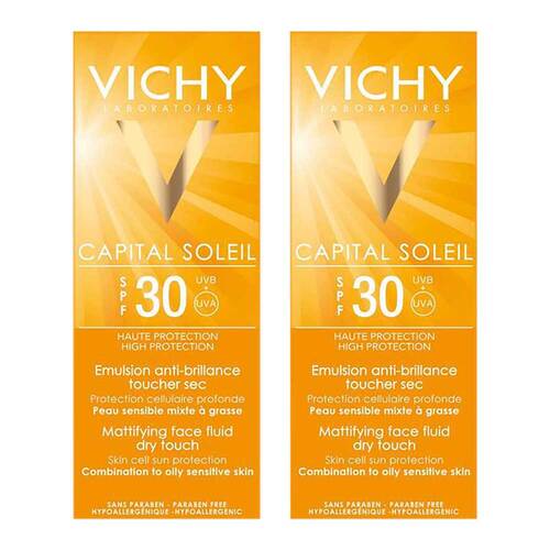 Vichy Capital Soleil Mattierendes Sonnen-Fluid LSF 30 f&uuml;r das Gesicht - 1
