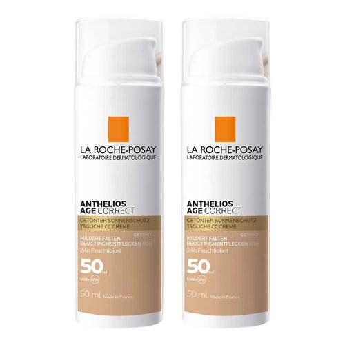 La Roche Posay Anthelios Age Correct get&ouml;nte Creme LSF 50 - 1