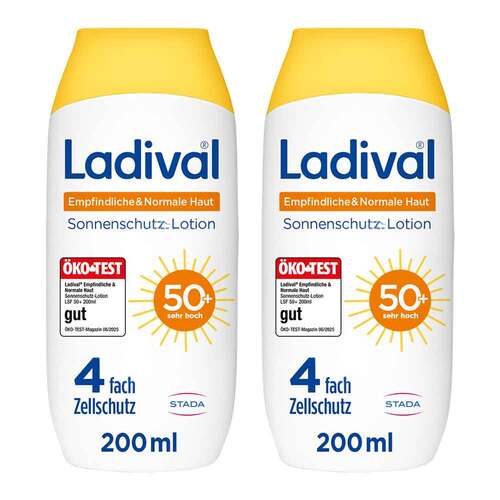 Ladival empfindliche &amp; normale Haut Lotion LSF 50 + - 1