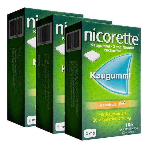 Nicorette 2 mg freshfruit Kaugummi - 1