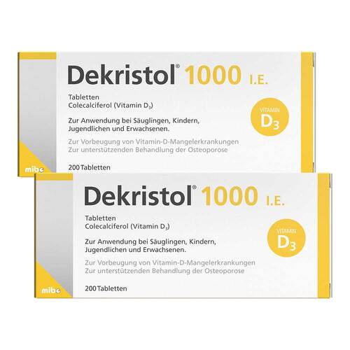 Dekristol 1.000 I.E. Tabletten - 1