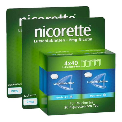Nicorette freshmint 2 mg Lutschtabletten gepresst - 1