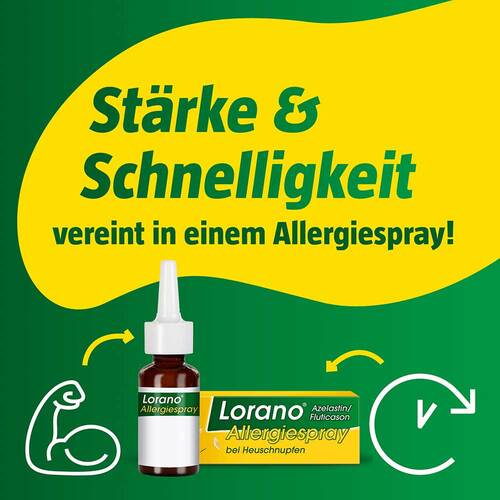 Lorano Azelastin / Fluticason Allergiespray bei Heuschnupfen - 3
